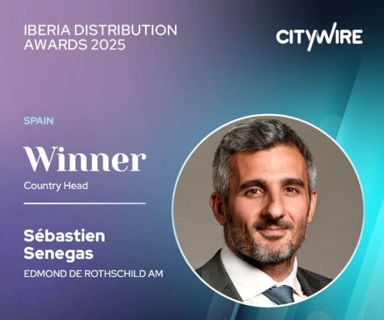 Congratulations to Sebastien Senegas, Winner of the 2025 Citywire Iberia Distribution Award