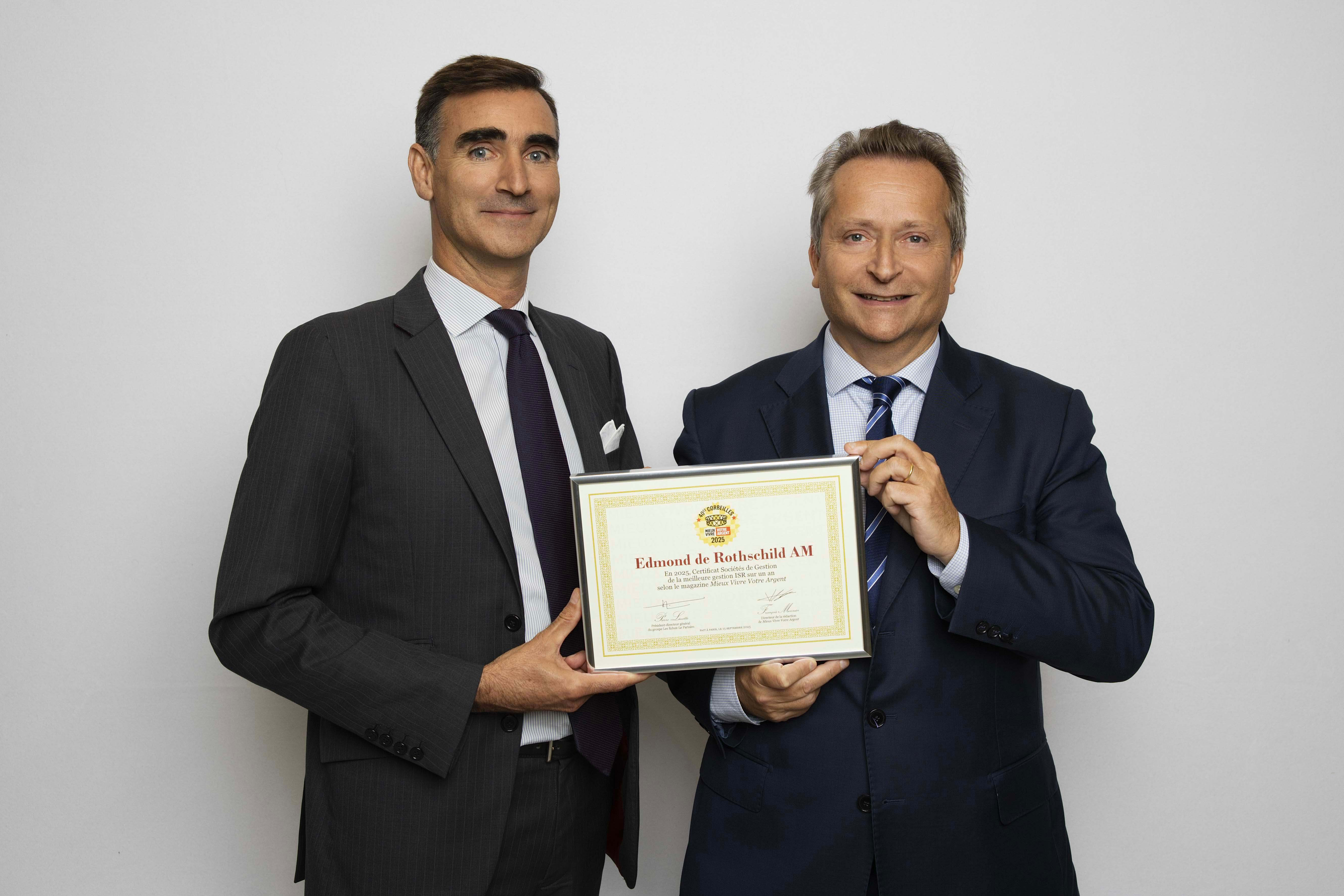 Edmond de Rothschild Asset Management sacré Meilleure Gestion ISR 2025