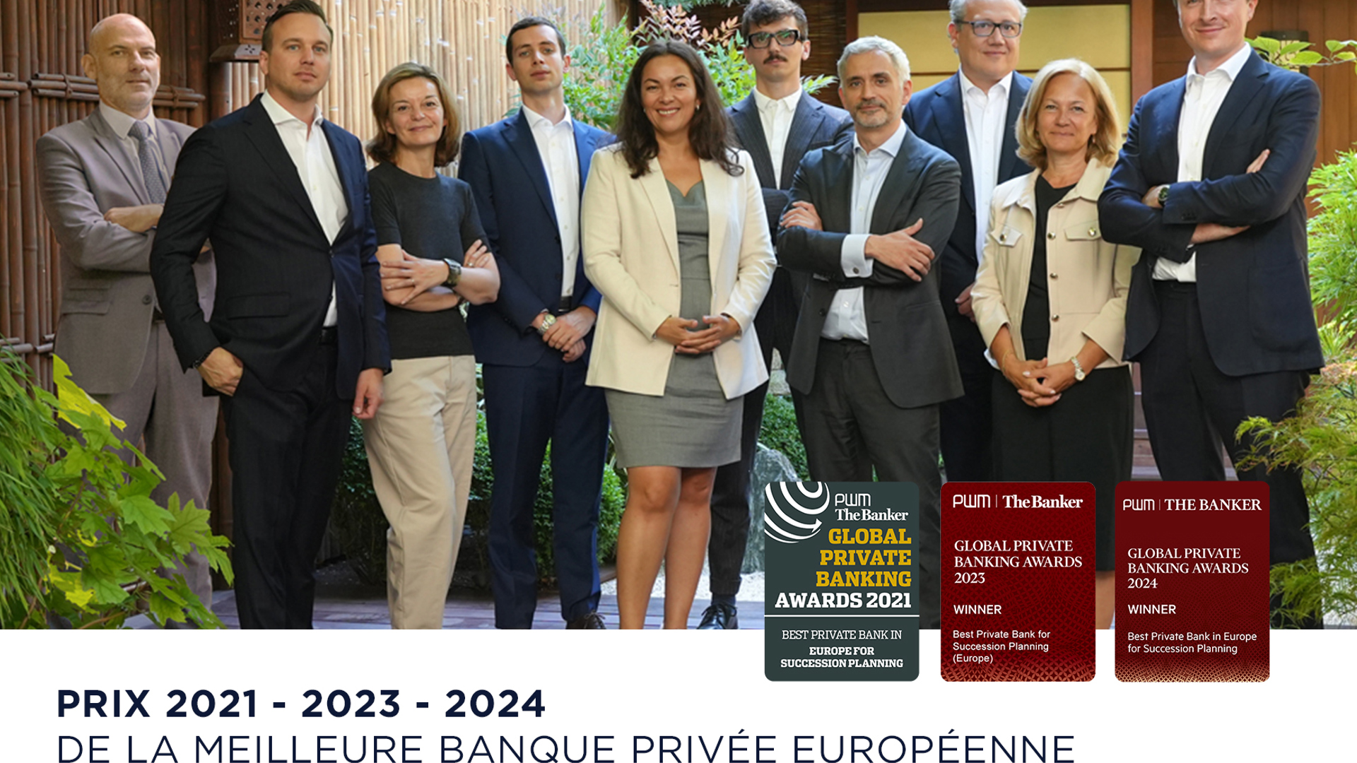 Meilleure Banque Privée européenne en Ingénierie Patrimoniale
