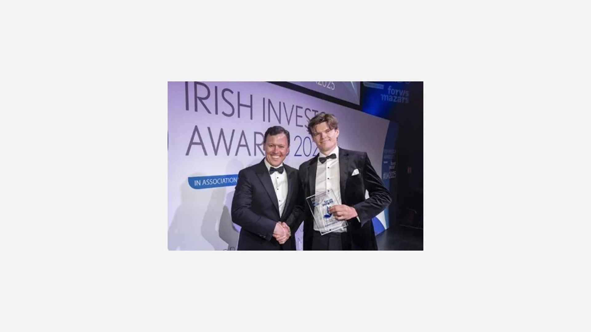 Kennet Partners, one of the expert teams of Private Equity platform, awarded with a "Deal of the Year" trophy at the Forvis Mazars Irish Investor Awards