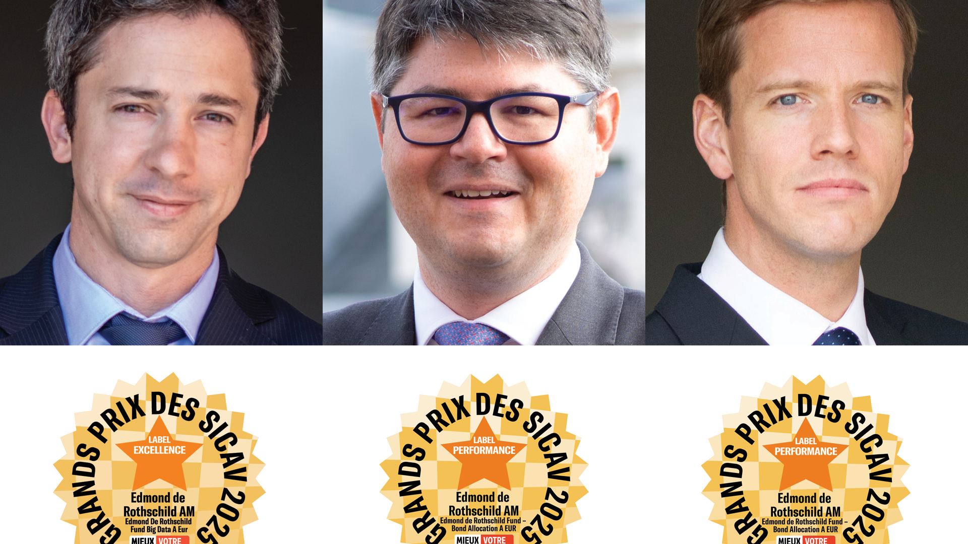 EdR Fund Big Data and EdR Fund Bond Allocation awarded at the 2025 Mieux Vivre Votre Argent SICAV Awards