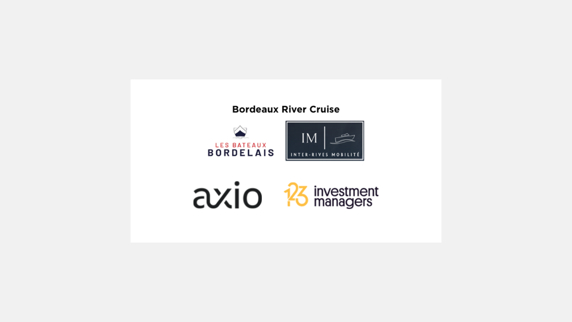 Edmond de Rothschild Corporate Finance conseille les actionnaires de Bordeaux River Cruise dans le cadre de la cession à Axio Capital et 123 IM