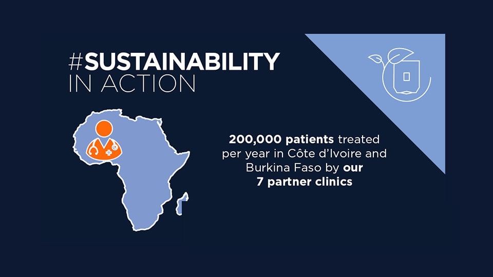 200,000 Patients Treated Per Year In Côte D'ivoire And Burkina Faso By Our 7 Partner Clinics