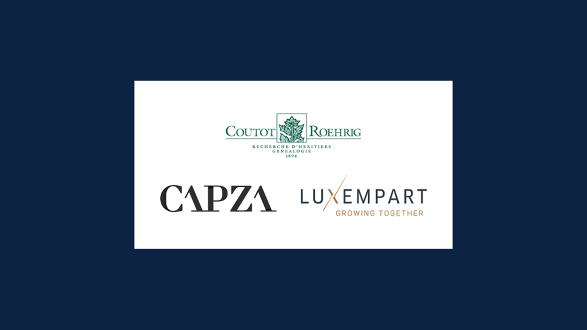 Edmond de Rothschild conseille les actionnaires du groupe Coutot-Roehrig dans l'entrée au capital de Luxempart, qui succède à CAPZA en tant qu'actionnaire minoritaire