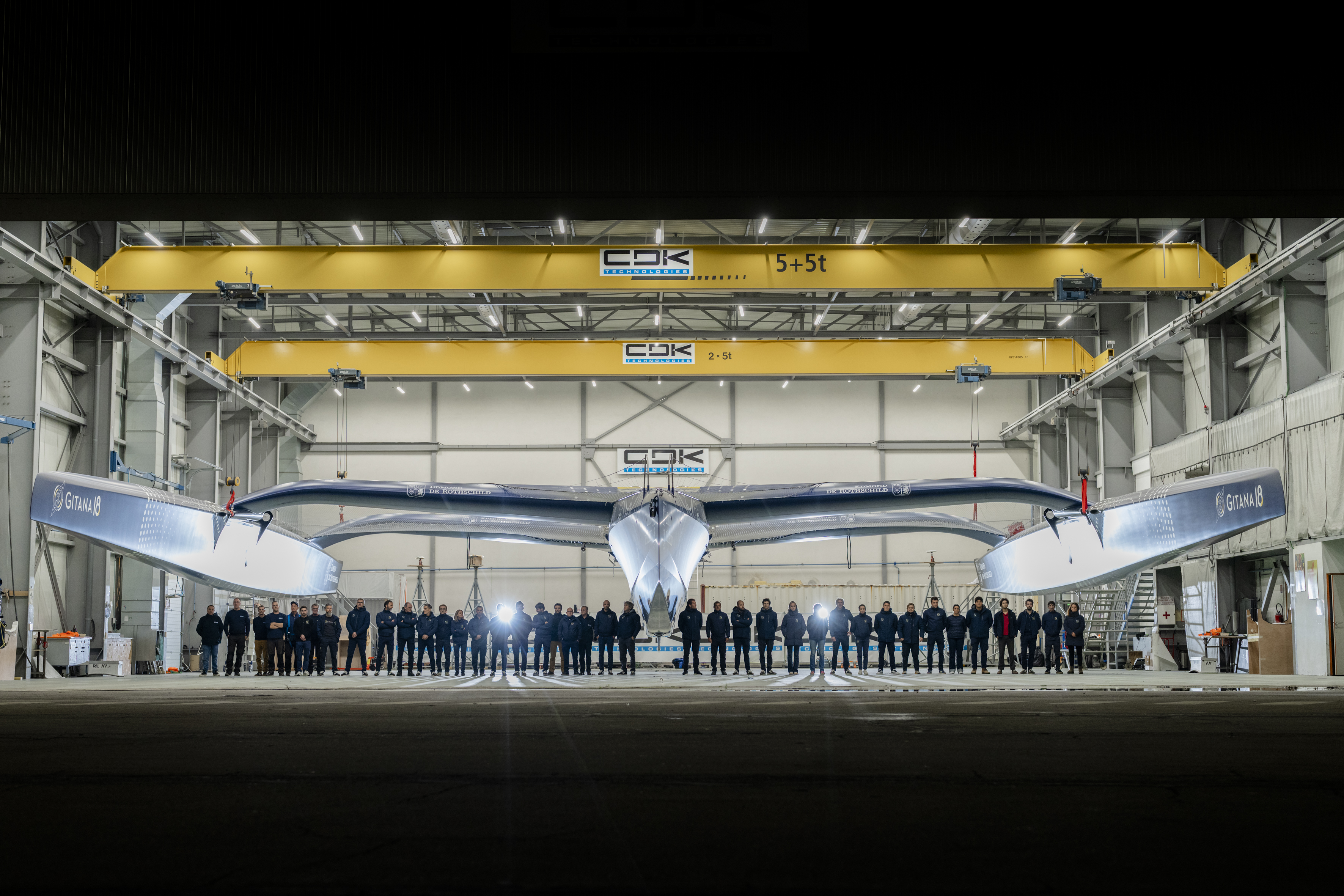 Le voile est levé sur Gitana 18,  le nouveau Maxi Edmond de Rothschild