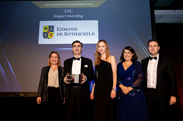 WealthBriefing Swiss Awards 2026 - Double win for Edmond de Rothschild