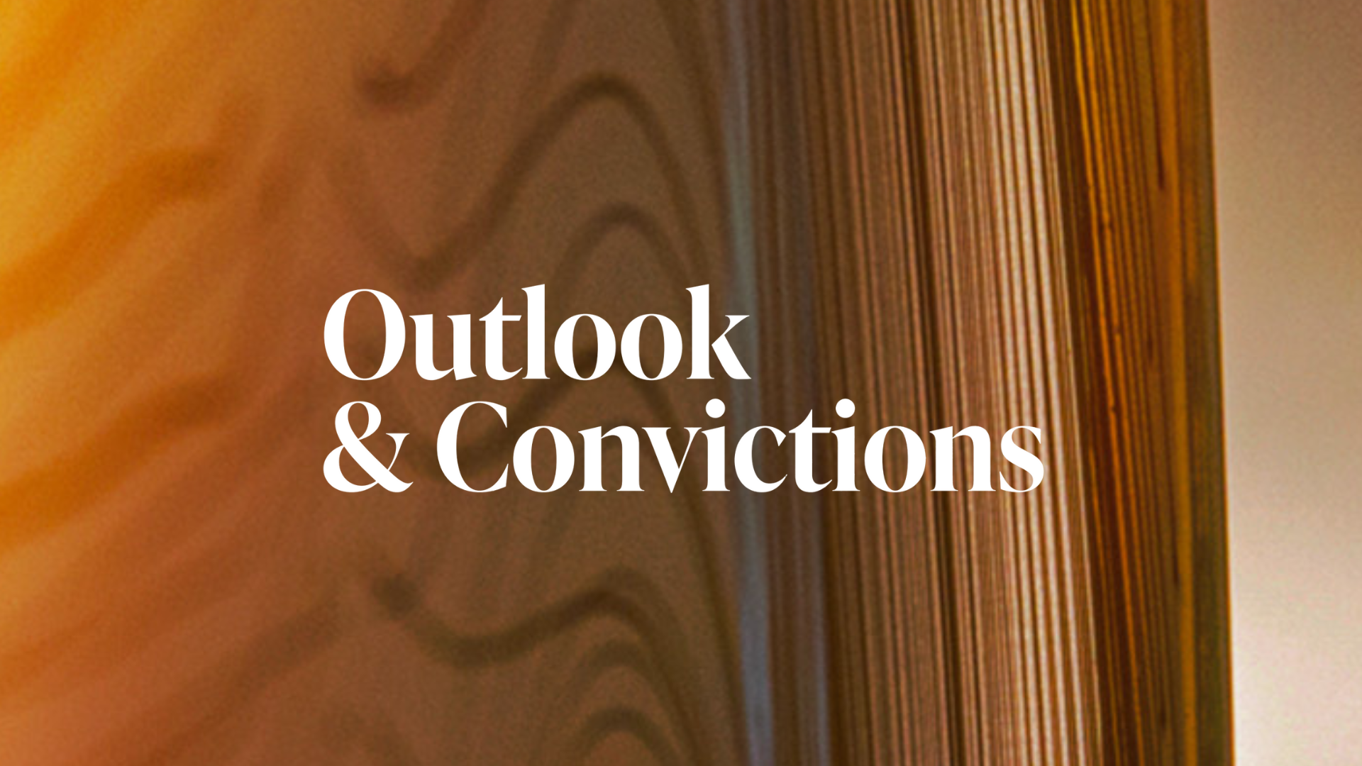 Outlook & Conviction n°14
